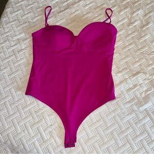 Express Vibrant Pink Bodysuit